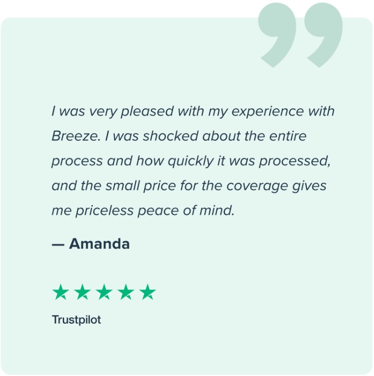 Amanda Rating Breeze Insurance
